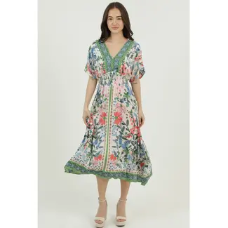 Angie Angie SS Vneck Maxi Dress(B4BB8)