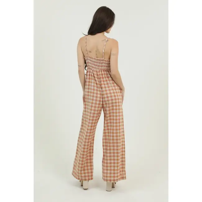 Angie Angie Tie front Jumpsuit (B5C44)