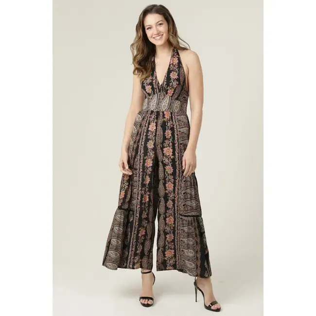 Angie Angie Halter Jumpsuit (B5C52)