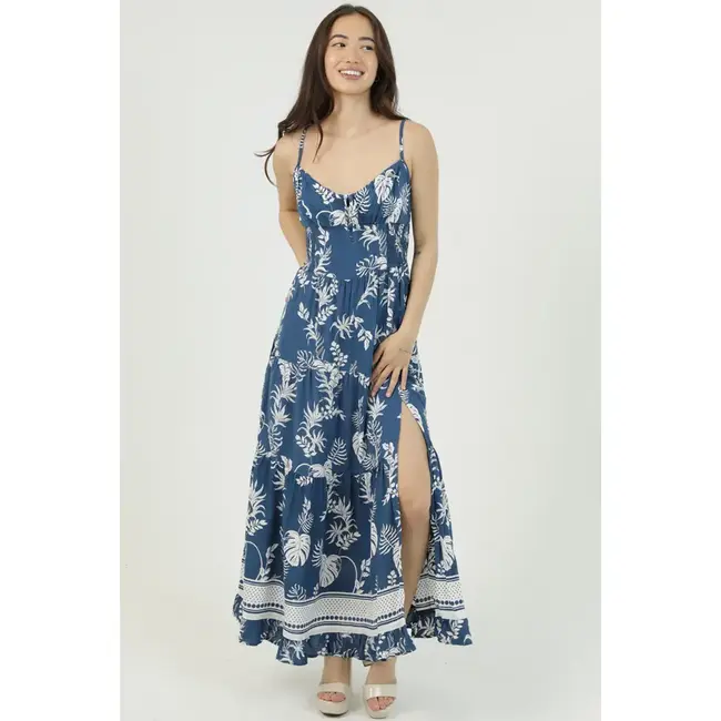 Angie Angie Tie Front Shirt Dress (C4C84)