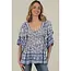 Angie Square Neck Flare Slv Top (C2D72)