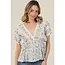 Angie SS Crochet Trim Top(C2E89)