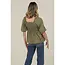 Angie 3/4 SLV Twist Front Top(C2F09)