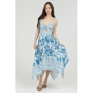 Angie Angie Keyhole Spag Strap Dress (C4921)