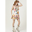 Angie Spag Strap Tiered Tie-Back Dress with Panels (C4N05)