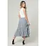 Angie Tie Waist Ruffled Maxi Skirt (H6315)