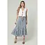 Angie Tie Waist Ruffled Maxi Skirt (H6315)