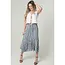 Angie Tie Waist Ruffled Maxi Skirt (H6315)