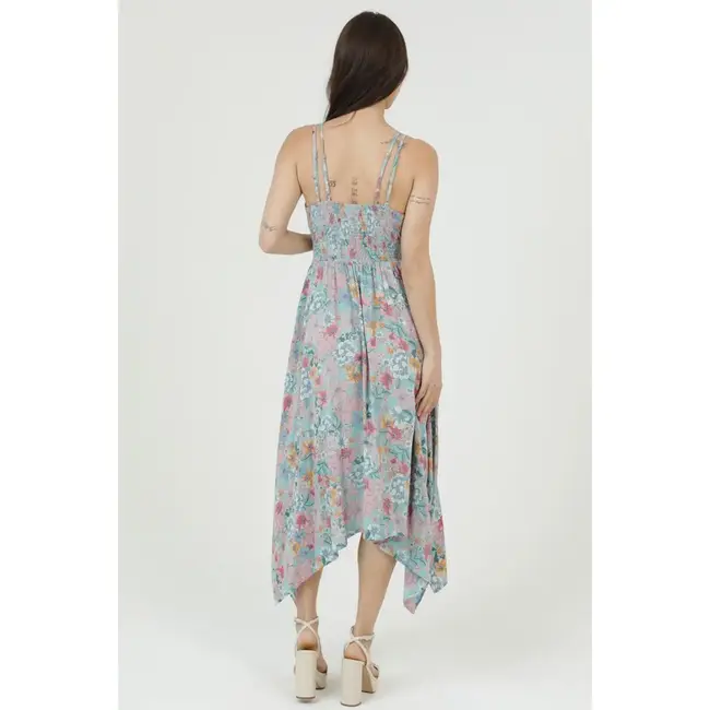 Angie Angie Bodice Hanky Hem Dress (C4B17)