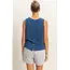 Double Zero Double Zero Mineral Wash Button Back Sleeveless Top (DZ26A652)
