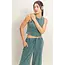 Double Zero Double Zero Mineral Washed Sleeveless Top & Wide Leg Pants (DZ26A371)