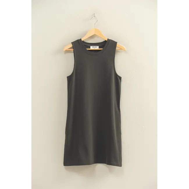 Double Zero Sleeveless T Shirt Dress (DZ26A745)