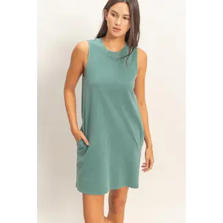 double zero halter dress Sleeveless T Shirt (DZ26A745) Mom S