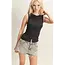 Double Zero Button Down Ribbed Tank Top (DZ26A759)