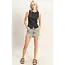 Double Zero Button Down Ribbed Tank Top (DZ26A759)