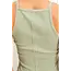 Double Zero High Neck Ribbed Tank (DZ26C105)