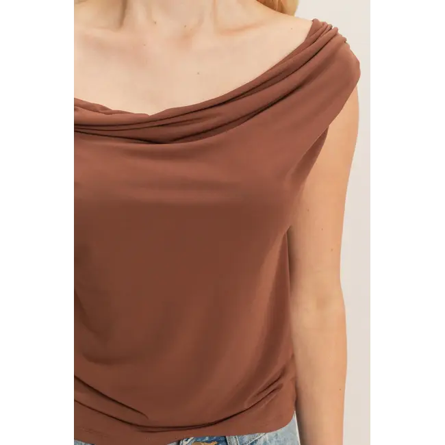 Double Zero Double Zero Cowl Neck Tank (DZ26C274)