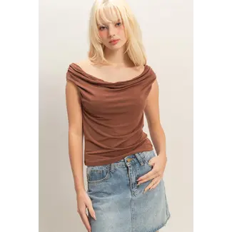 Double Zero Double Zero Cowl Neck Tank (DZ26C274)