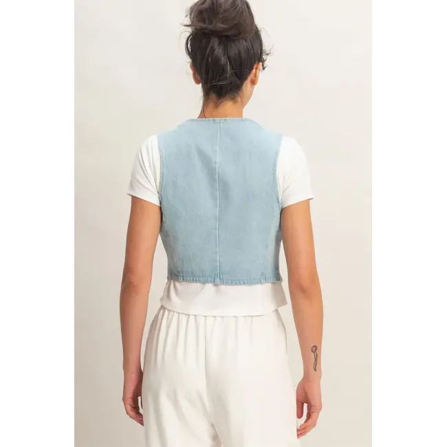 Double Zero Denim Vest (DZ26C736)