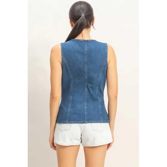 HYFVE HYFVE Button Detail Vest (HF26A151-D)