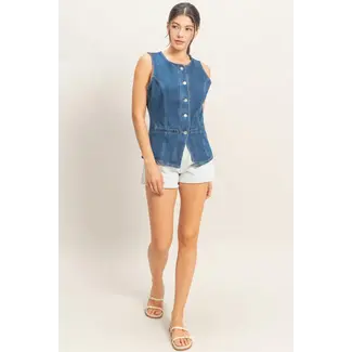 HYFVE HYFVE Button Detail Vest (HF26A151-D)