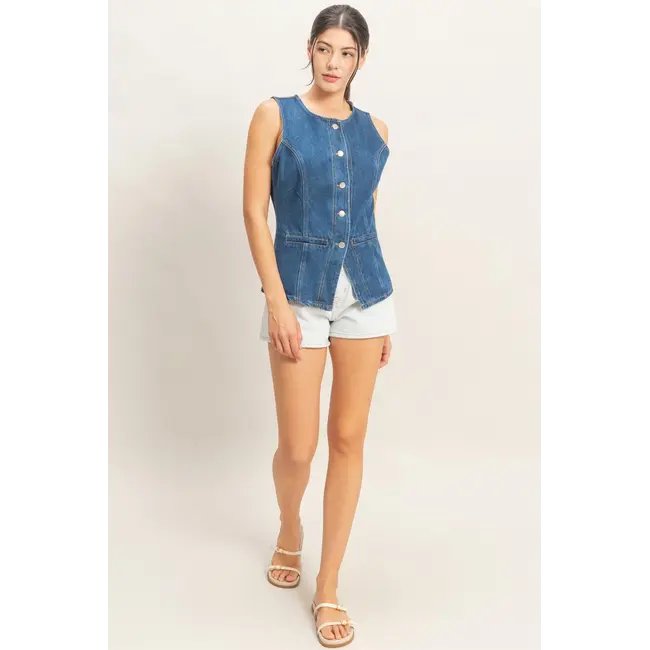 HYFVE HYFVE Button Detail Vest (HF26A151-D)