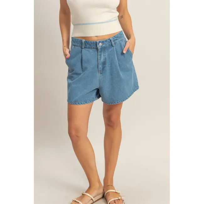 Hyfve Denim Short (HF26A152-D)