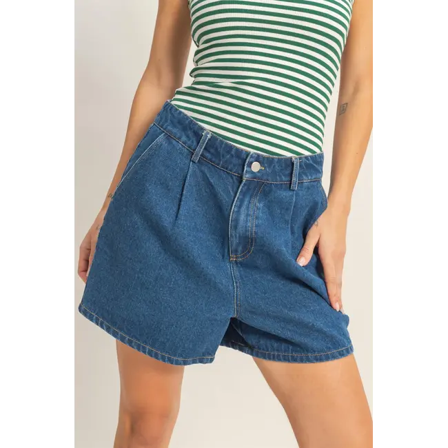 Hyfve Denim Short (HF26A152-D)