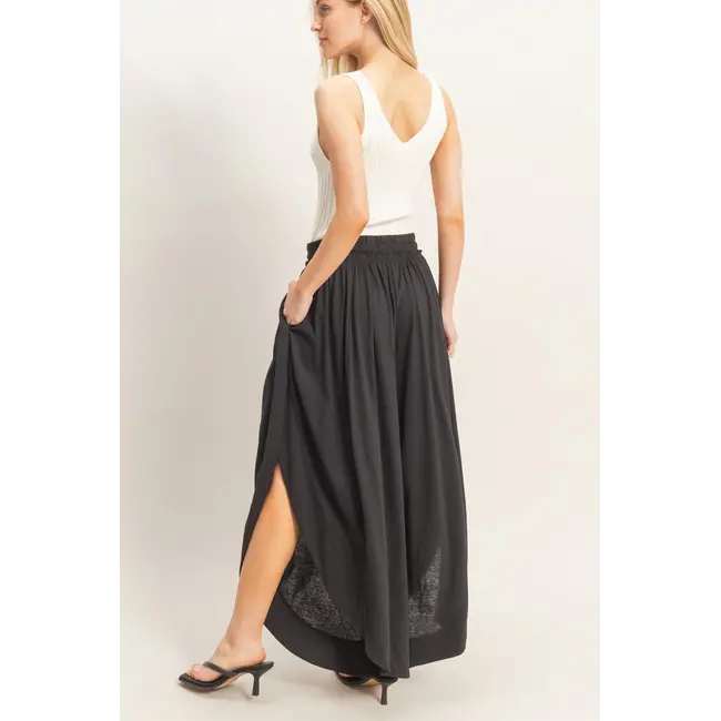 Hyfve Tulip Hem Wide-Leg Pants (HF26C047)