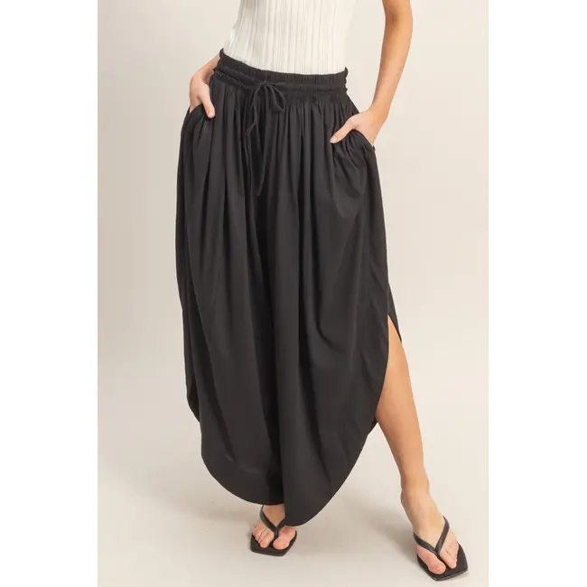 Hyfve Tulip Hem Wide-Leg Pants (HF26C047)