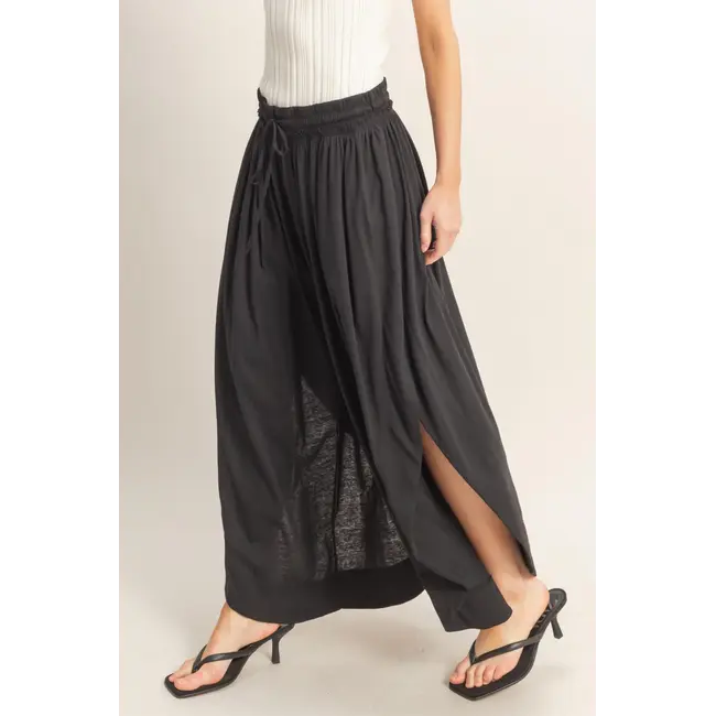 Hyfve Tulip Hem Wide-Leg Pants (HF26C047)