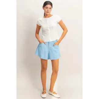 HYFVE HYFVE Eyelit Button Down Top (HF26C094)