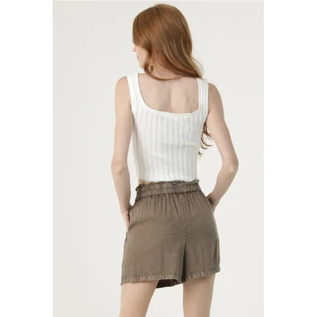 Angie Angie Paperbag Shorts (25Q58)