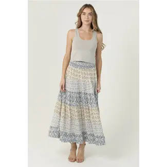 Angie Angie Tiered Skirt Smock Waist (26P57)