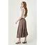 Angie Smock Waist Midi Skirt (B6A73)