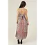 Angie Angie Smocked Waist Tie Back Dress w Crochet Detail (C4J57)