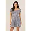 Angie Angie SS Dress With Tiered Skirt (C4L09)
