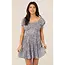 Angie Angie SS Dress With Tiered Skirt (C4L09)