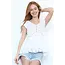 Angie Angie Flutter Tunic w/Lace Detail (F2830)
