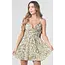 Angie Angie Keyhole Short Dress (C4143)