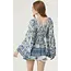 Angie Angie LS Ruffle Top w/ Surplus Neckline (C2F54)
