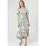 Angie Angie Deep V Maxi Dress With Cutout (C4795)