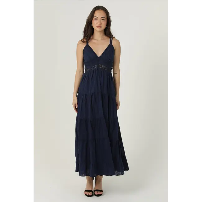 Angie Angie Maxi Dress w/Lace Detail (C4D14)