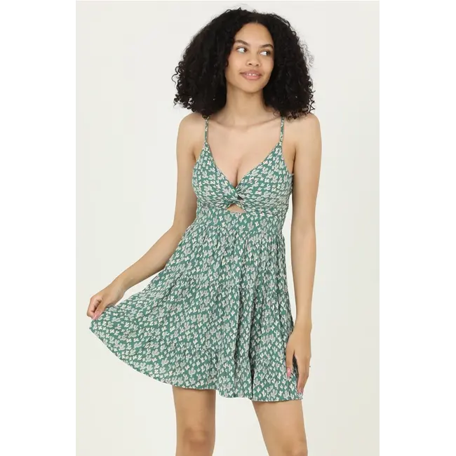 Angie Angie Keyhole Short Dress (C4143)