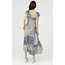 Angie Angie Smocked Flutter Sleeve Maxi Dress w/ Slit (C4M73)