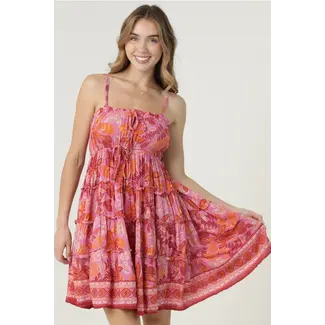 Angie Angie Ruffle Tie Detail Dress (C4M58)