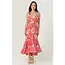 Angie Angie Spag Strap Maxi w/Smock Back(C4E31)