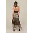Angie Angie Halter Mixed Print Maxi(C4L06)