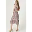 Angie Angie V-Neck Dress w/ Tie Back (C4L81)