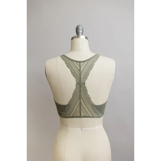 Leto Lace Racerback Bralette (YL-5521)